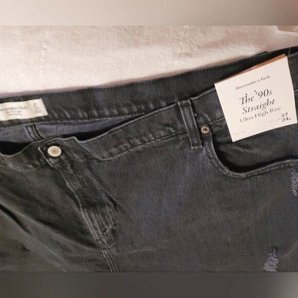 Abercrombie and Fitch Size 37 waist 24 long - Picture 3 of 6